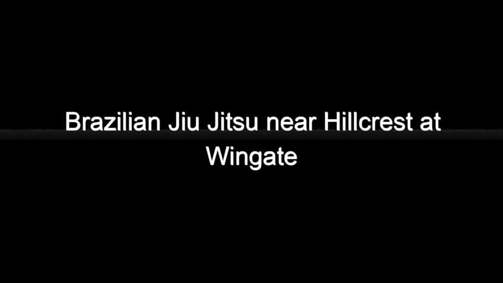 brazilian jiu jitsu near hillcrest at wingate